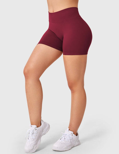 Shorts Liz senza cuciture con incrocio a V 3,6″