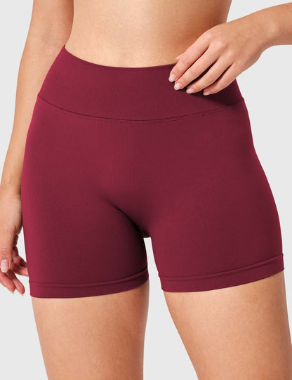 Shorts Liz senza cuciture con incrocio a V 3,6″
