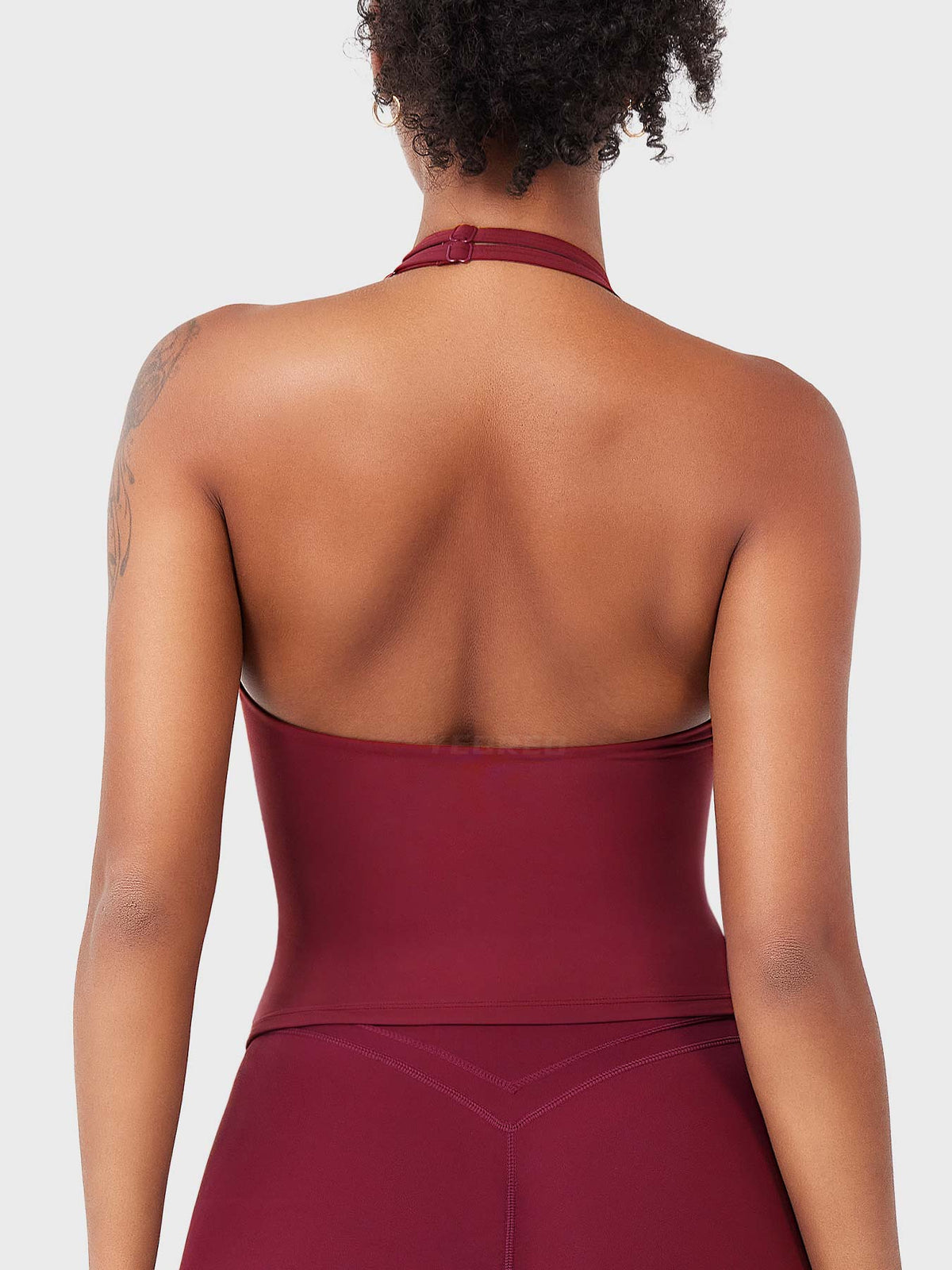 Canotta Elevine halter con scollo a V