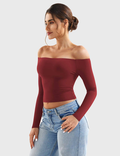 Top Luzlie con spalle scoperte