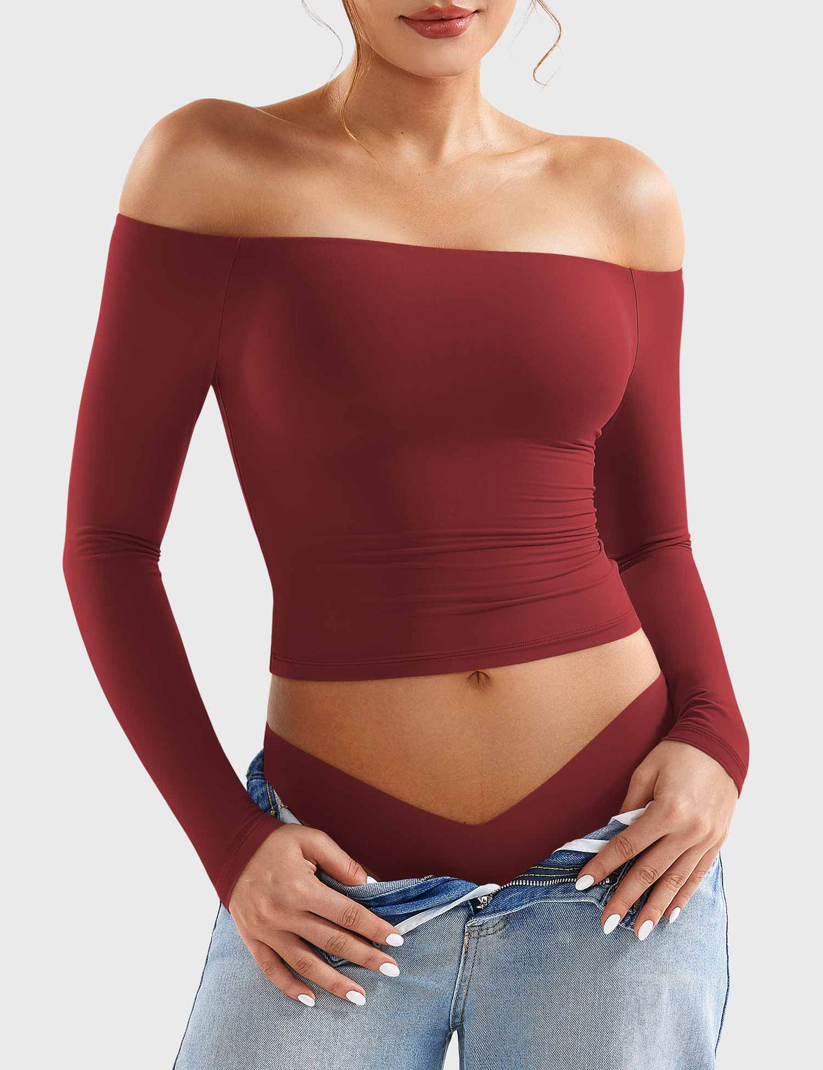Top Luzlie con spalle scoperte