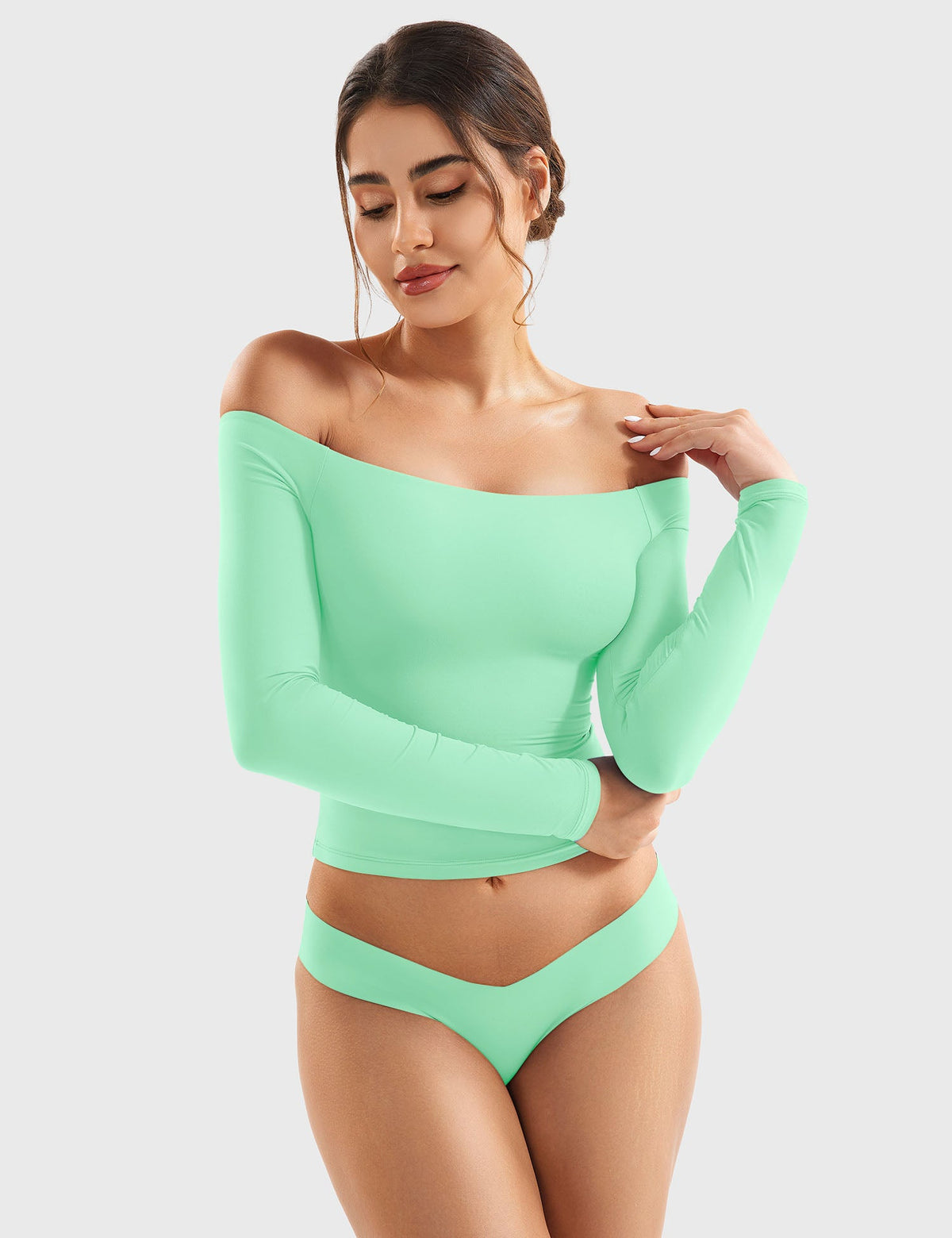 Top Luzlie con spalle scoperte