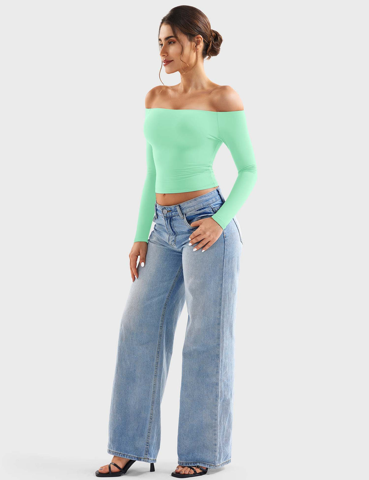 Top Luzlie con spalle scoperte