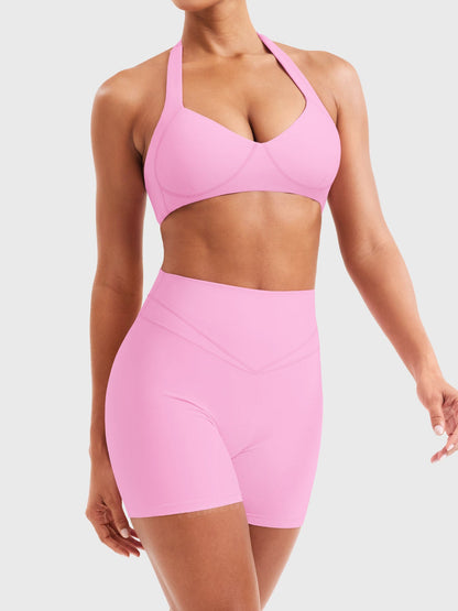 Reggiseno sportivo Andrine halter sagomato