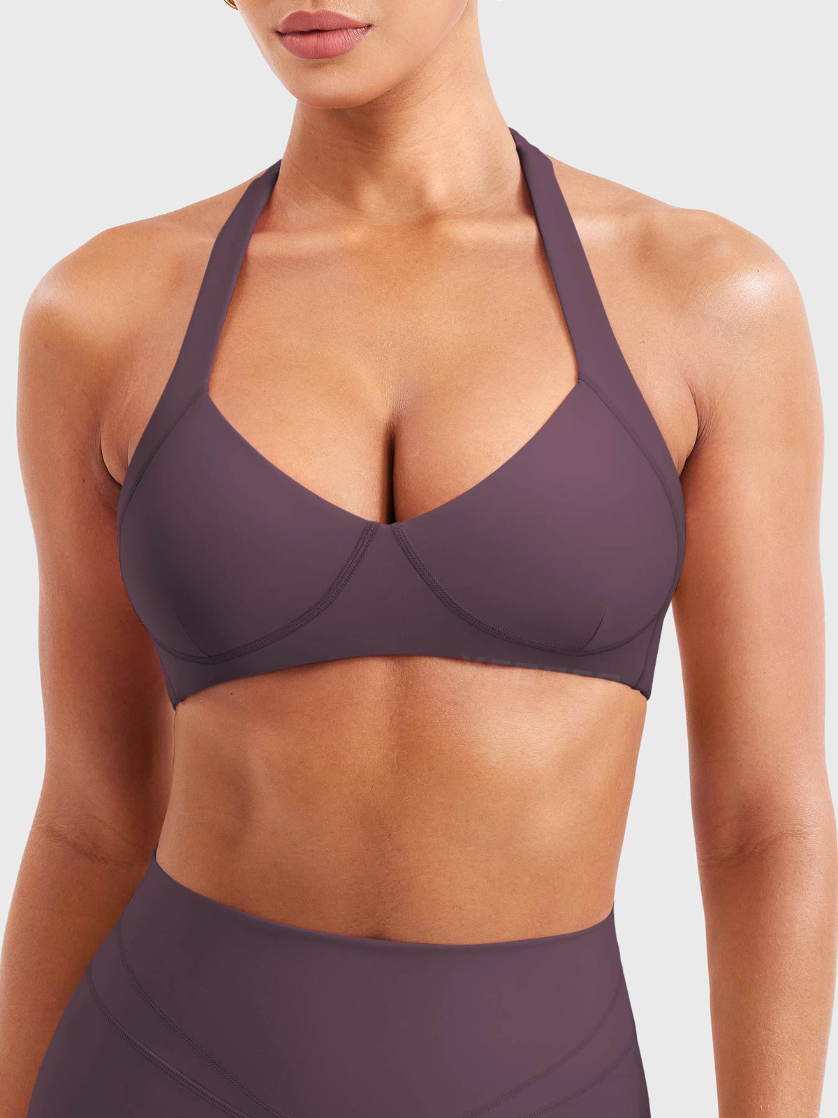 Reggiseno sportivo Andrine halter sagomato