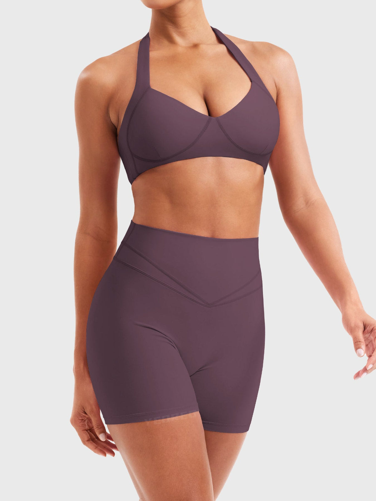 Reggiseno sportivo Andrine halter sagomato