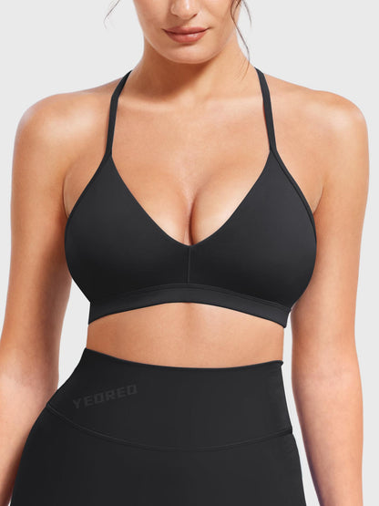 Reggiseno sportivo Ericie con scollo a V