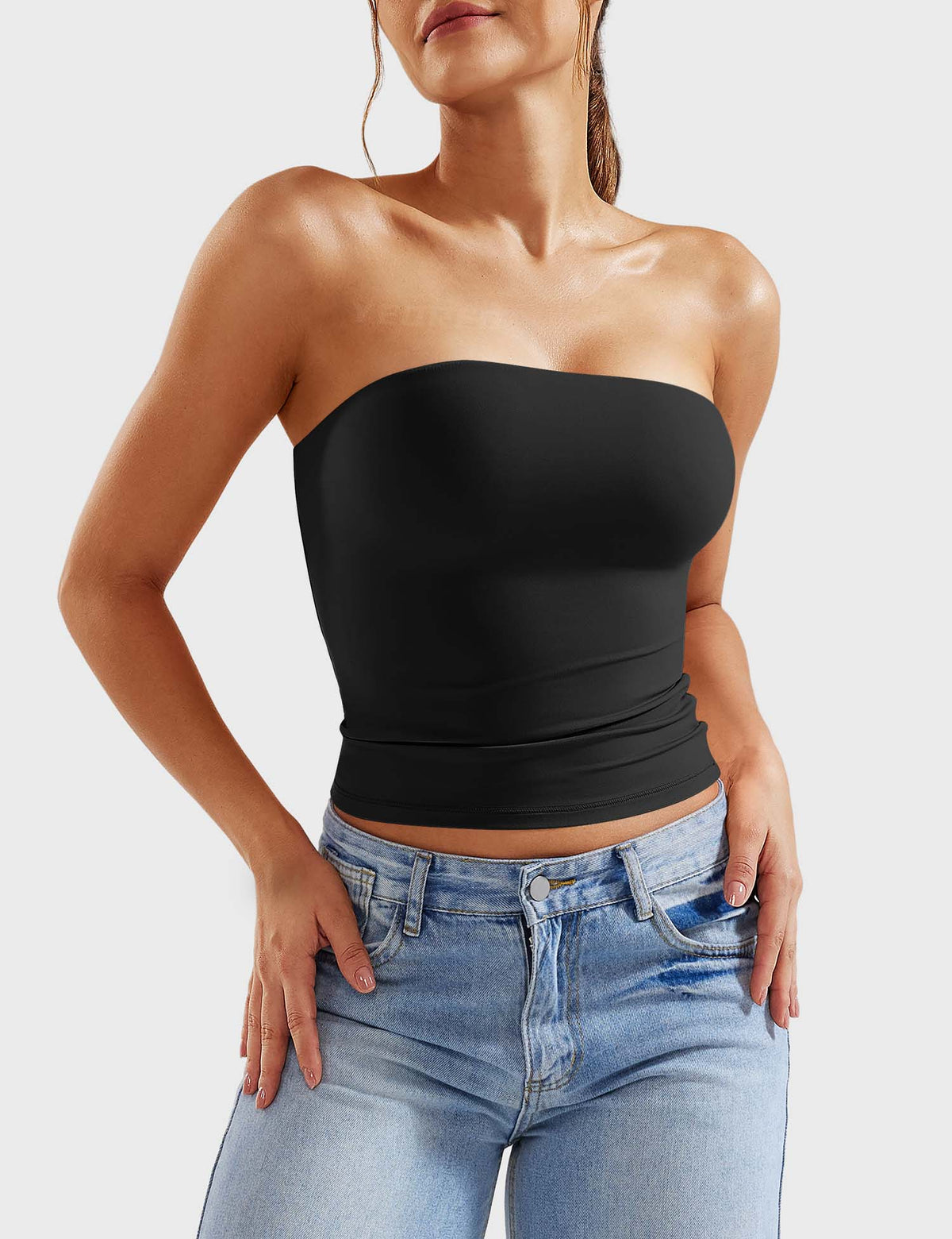 Top a fascia Sophie doppio strato