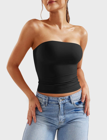 Top a fascia Sophie doppio strato