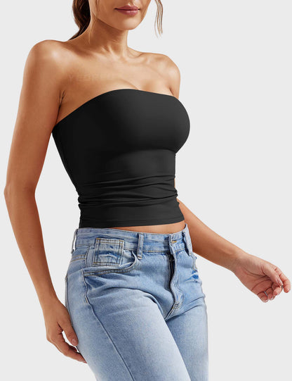Top a fascia Sophie doppio strato