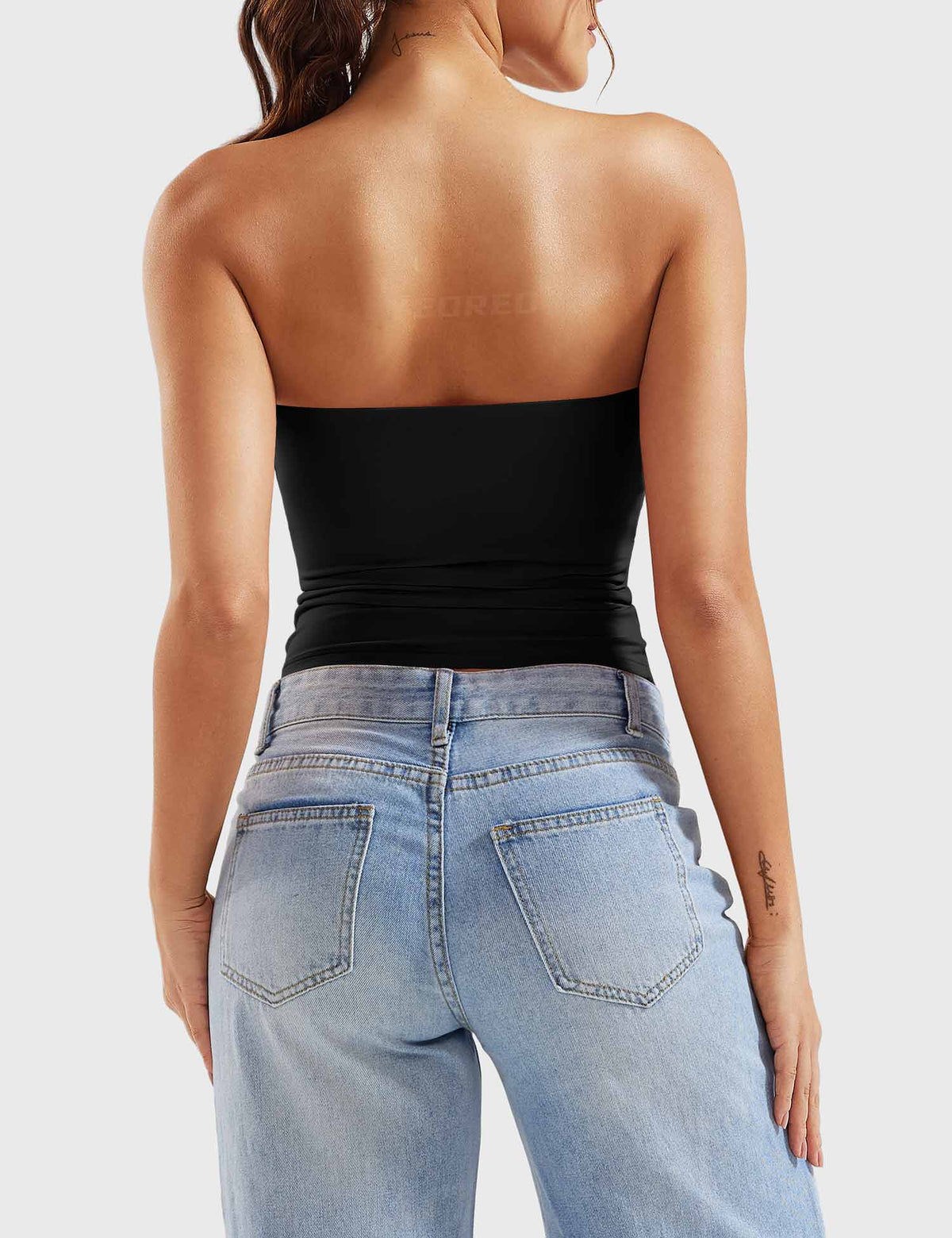 Top a fascia Sophie doppio strato