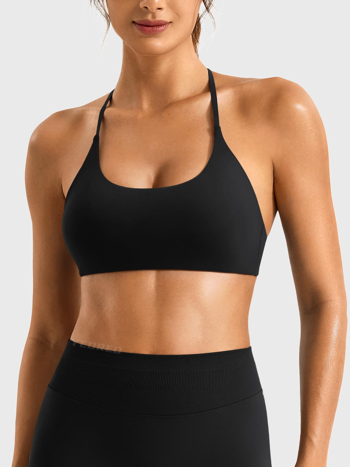 Reggiseno sportivo Sacni con schiena intrecciata