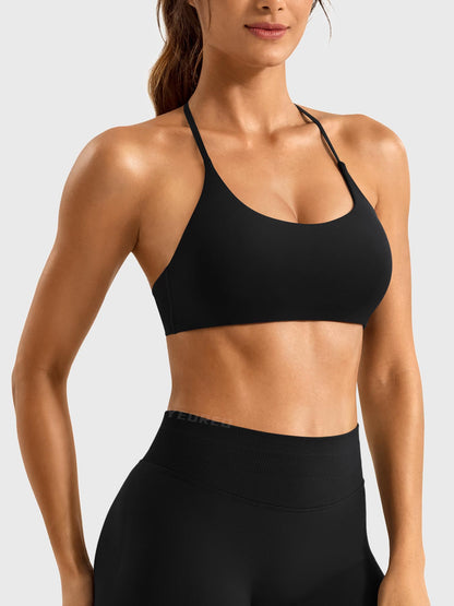 Reggiseno sportivo Sacni con schiena intrecciata