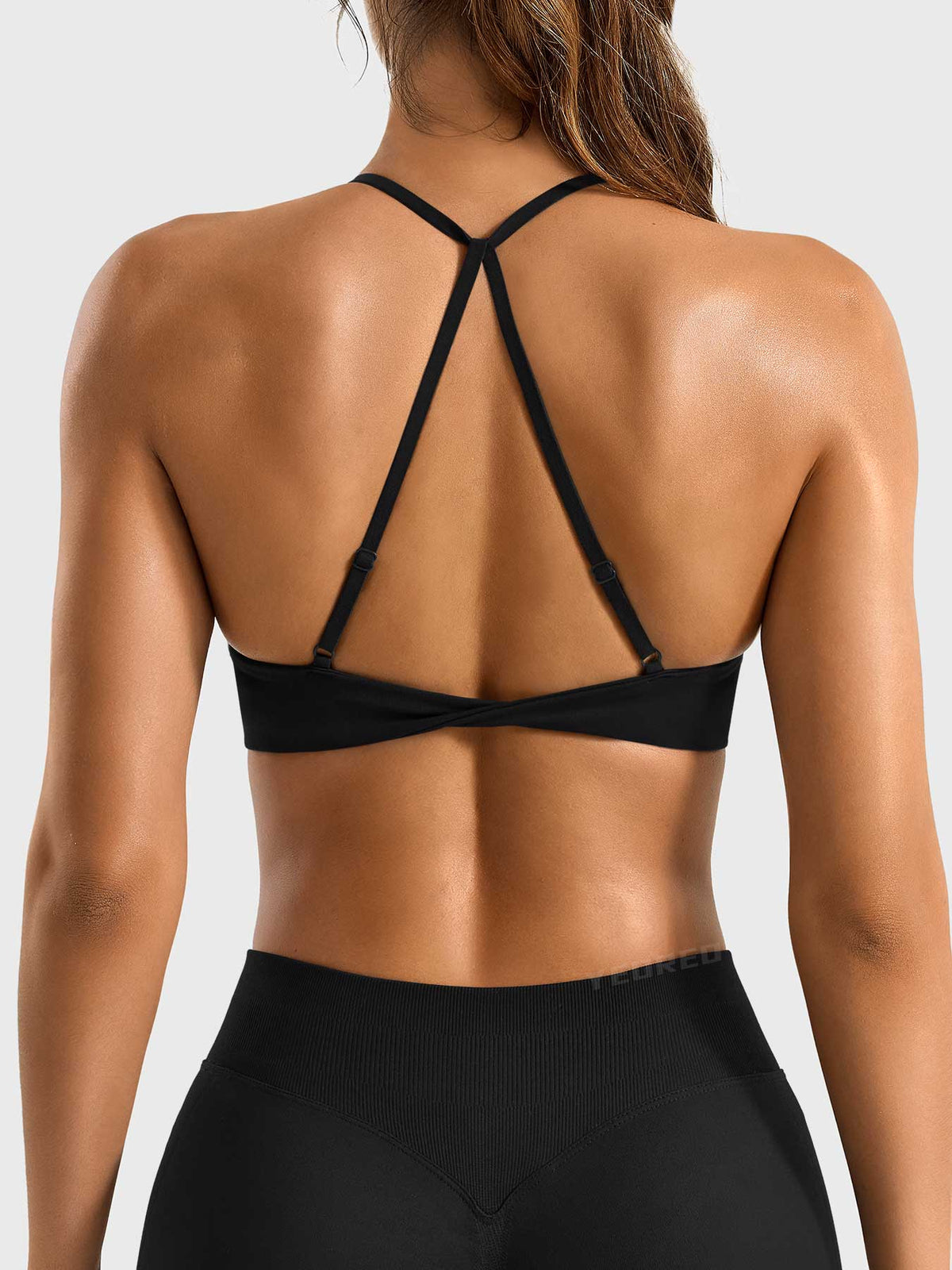 Reggiseno sportivo Sacni con schiena intrecciata