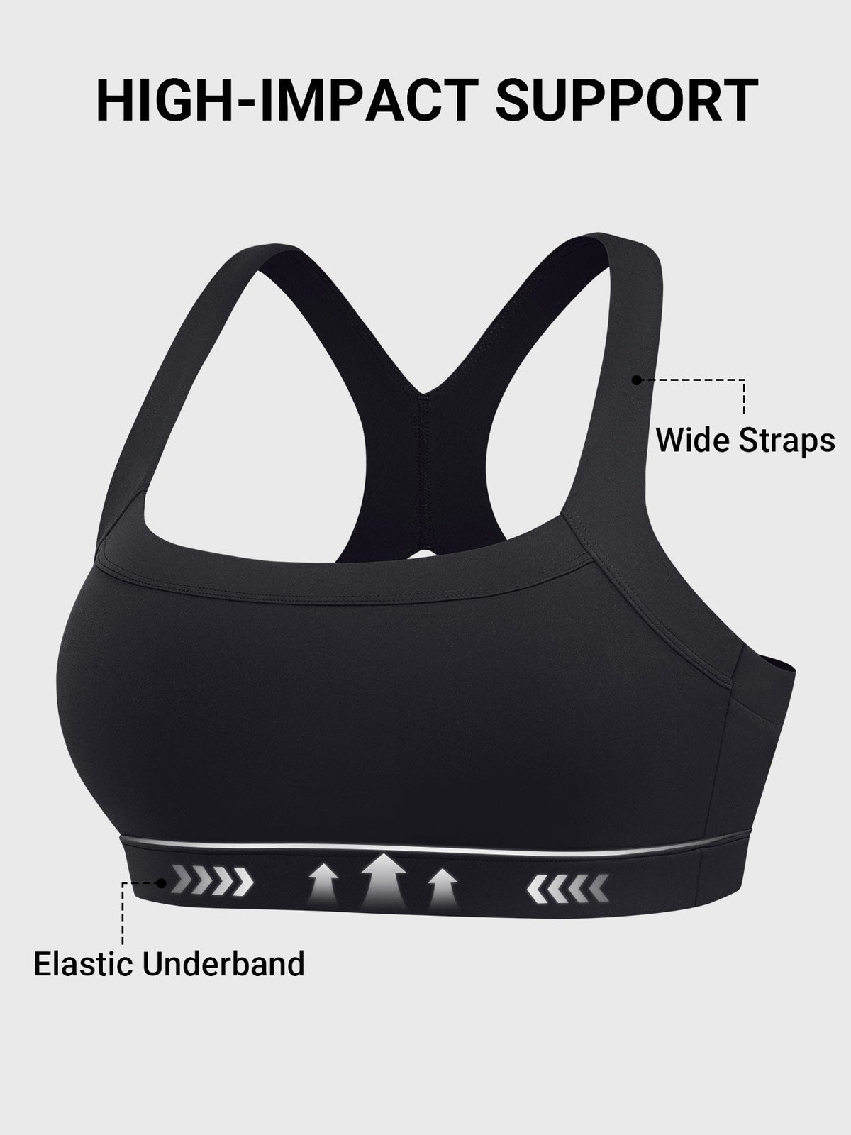 Reggiseno sportivo Tracii high impact