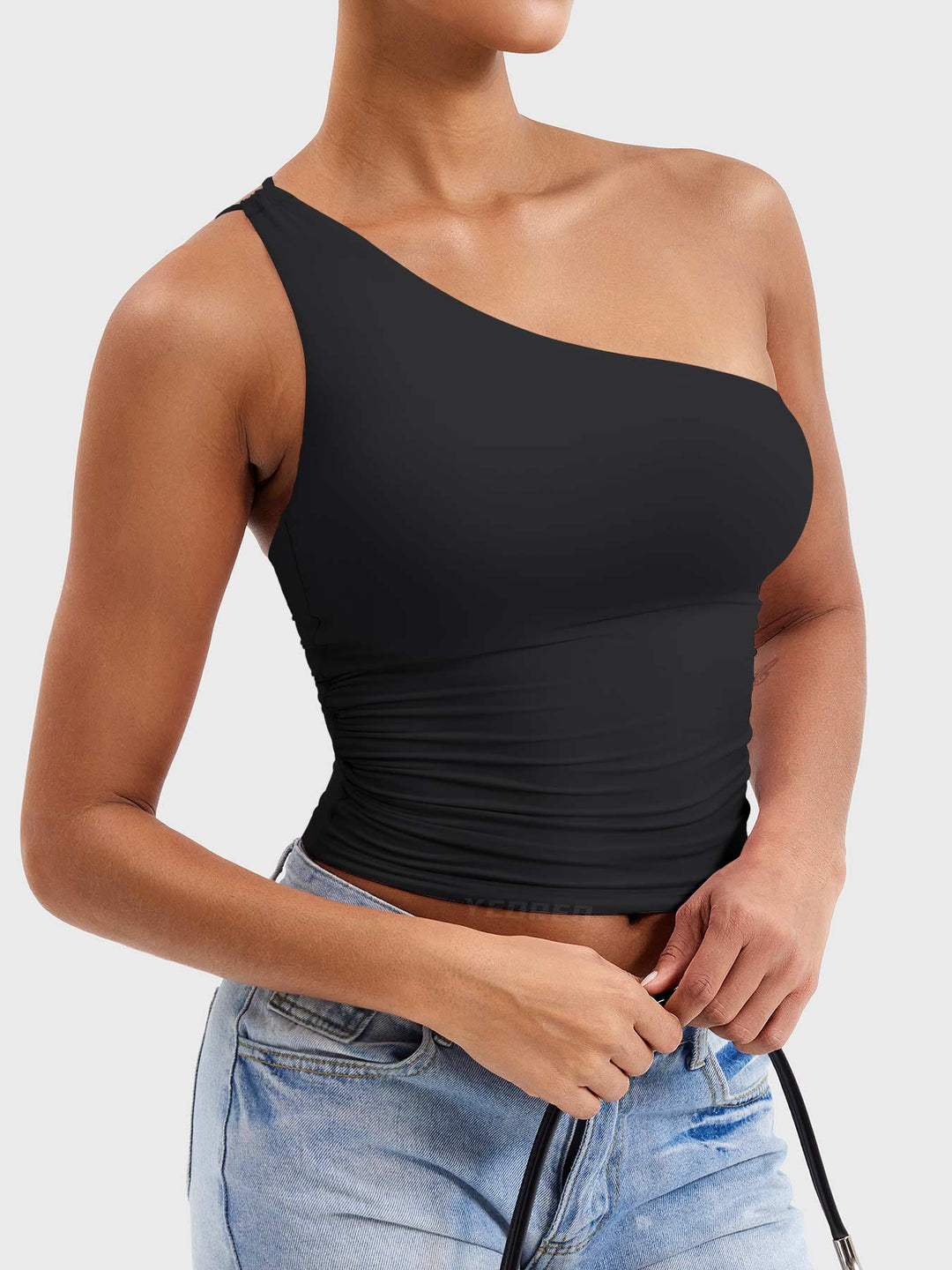 Yeoreo Fanciy One Shoulder Tank Top