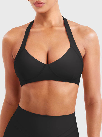 Reggiseno sportivo Andrine halter sagomato