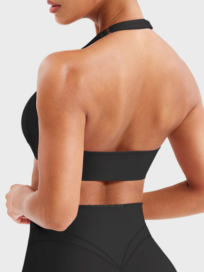 Reggiseno sportivo Andrine halter sagomato