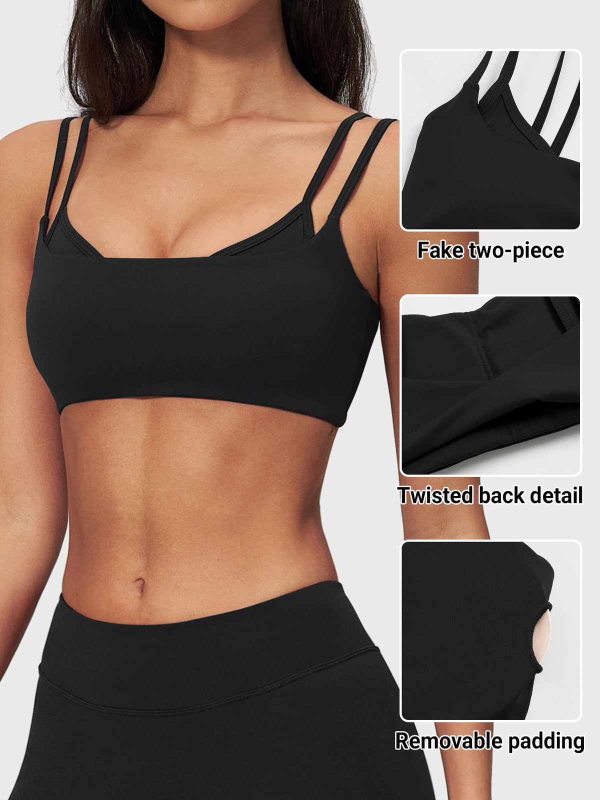 Reggiseno sportivo Achilles a doppia spallina