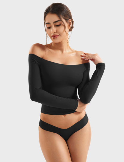 Top Luzlie con spalle scoperte
