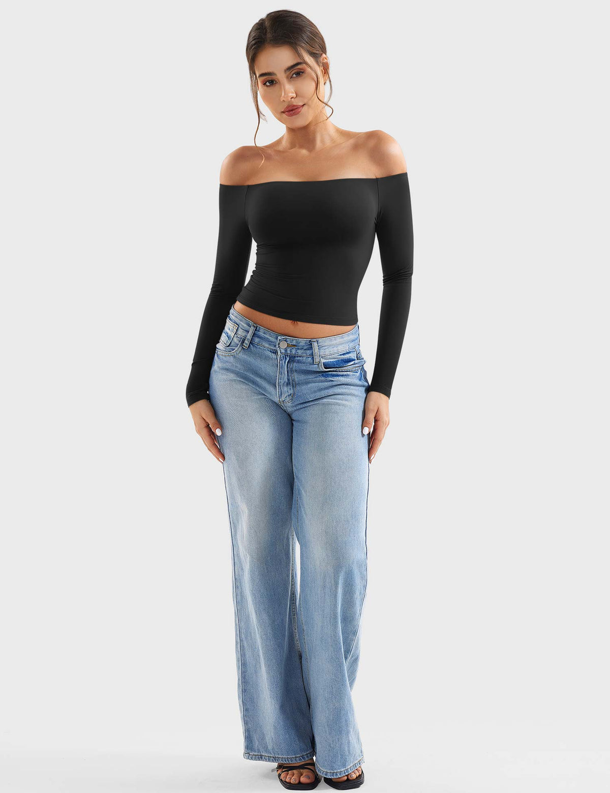 Top Luzlie con spalle scoperte