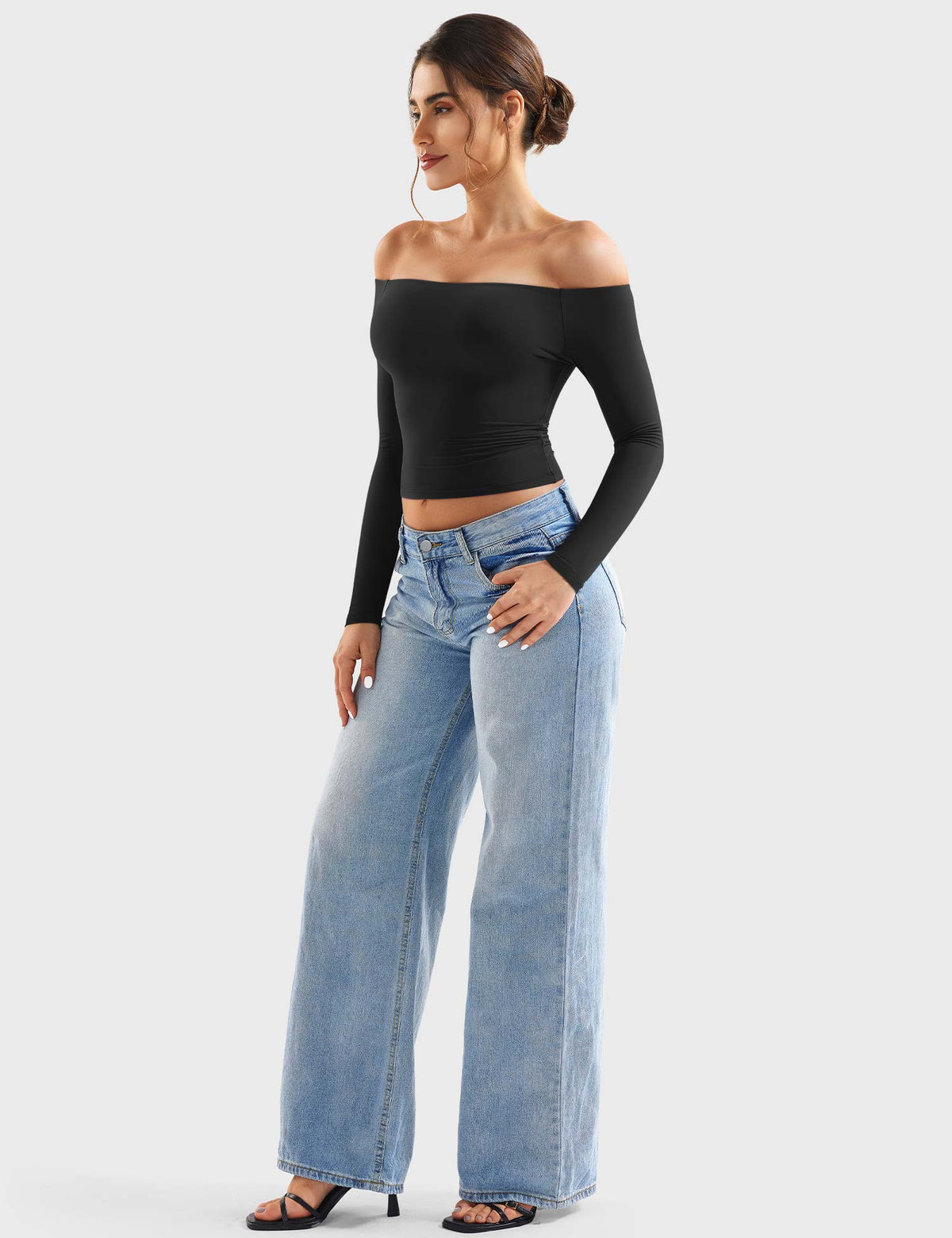 Top Luzlie con spalle scoperte