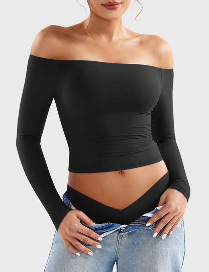 Top Luzlie con spalle scoperte