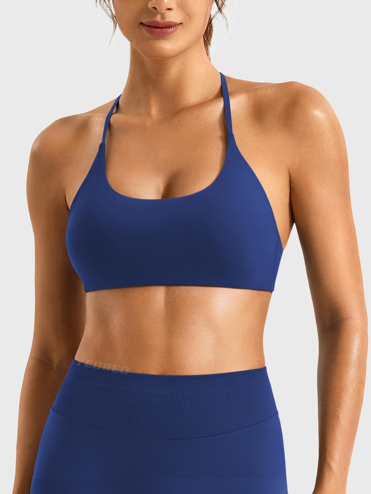 Reggiseno sportivo Sacni con schiena intrecciata