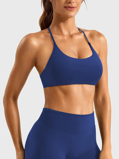 Reggiseno sportivo Sacni con schiena intrecciata