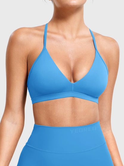 Reggiseno sportivo Ericie con scollo a V