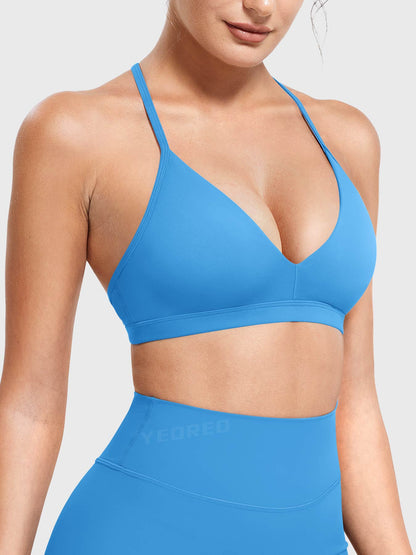Reggiseno sportivo Ericie con scollo a V