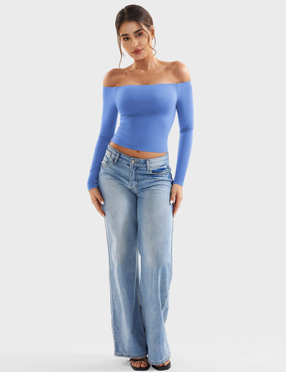 Top Luzlie con spalle scoperte