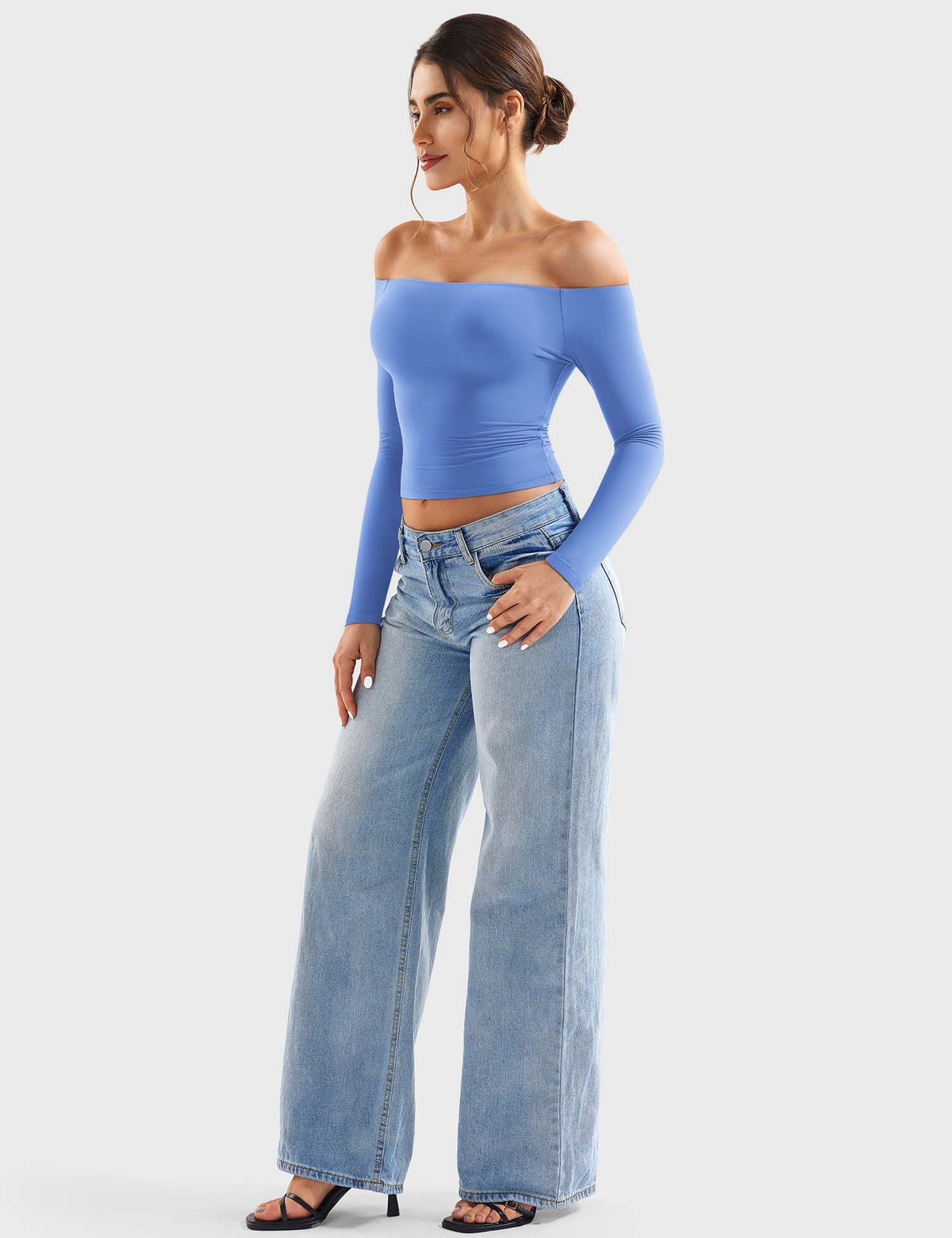 Top Luzlie con spalle scoperte