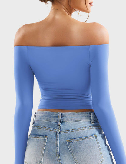 Top Luzlie con spalle scoperte