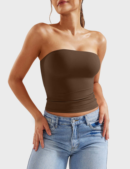 Top a fascia Sophie doppio strato