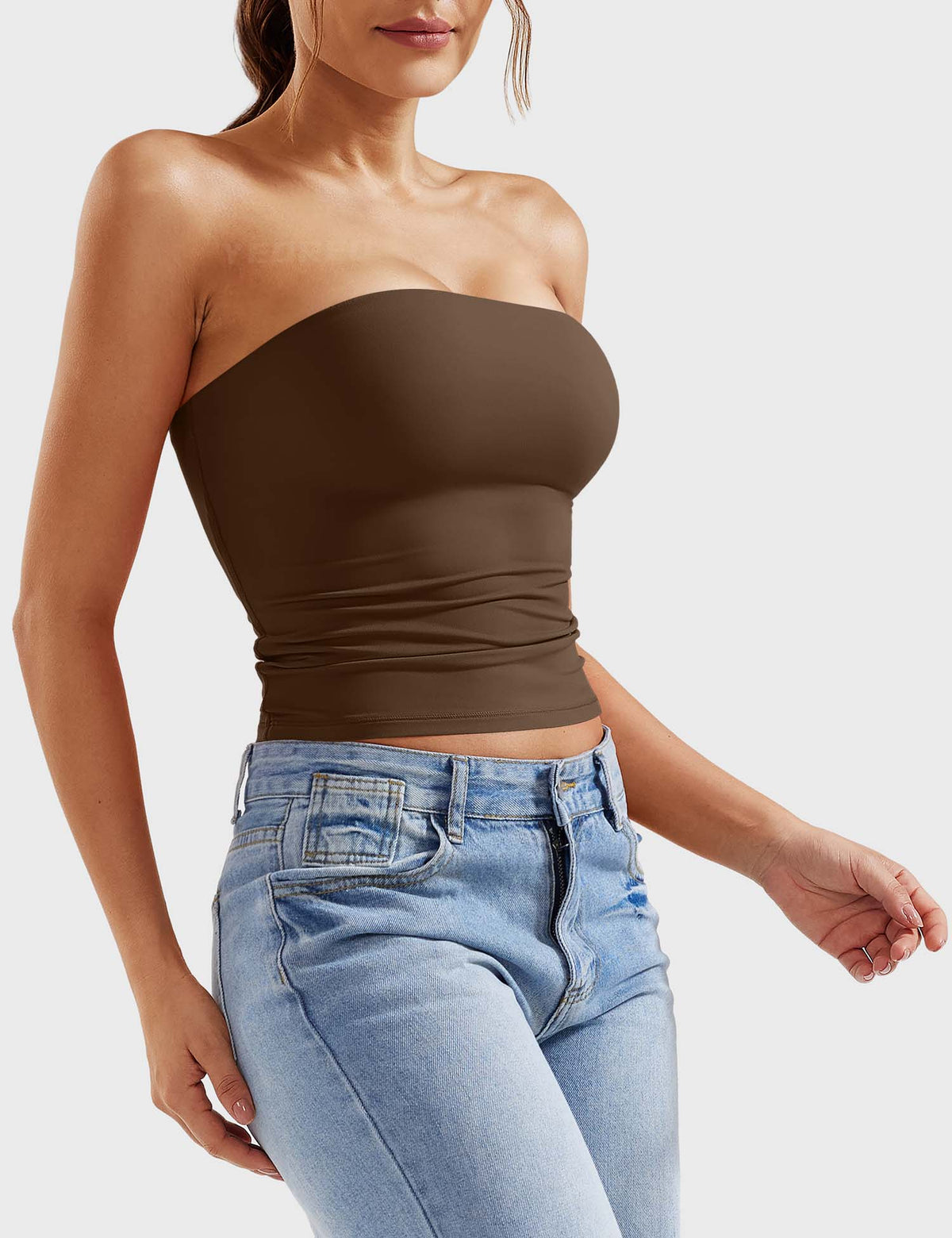 Top a fascia Sophie doppio strato