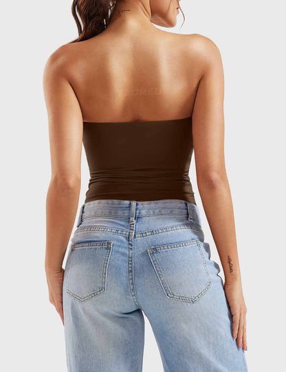 Top a fascia Sophie doppio strato