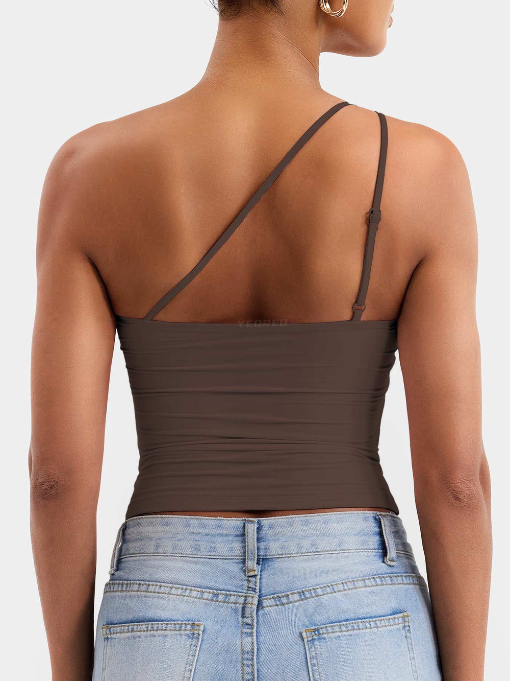 Yeoreo Fanciy One Shoulder Tank Top