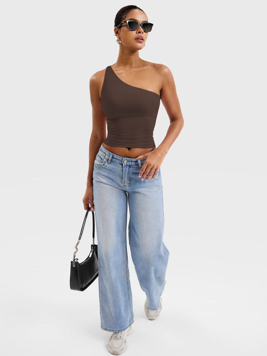 Yeoreo Fanciy One Shoulder Tank Top