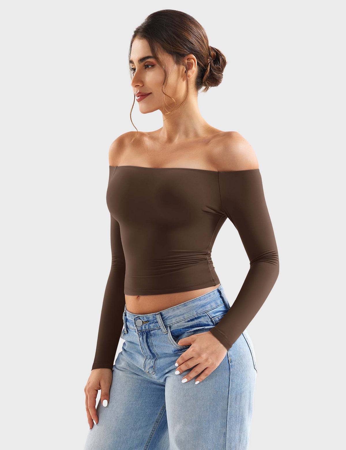 Top Luzlie con spalle scoperte