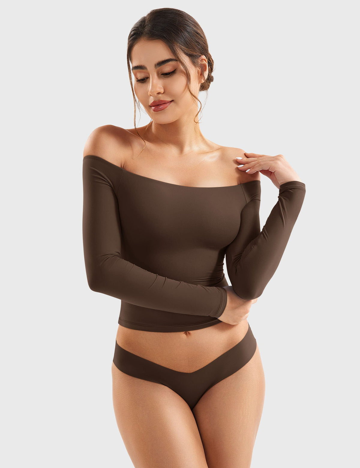 Top Luzlie con spalle scoperte
