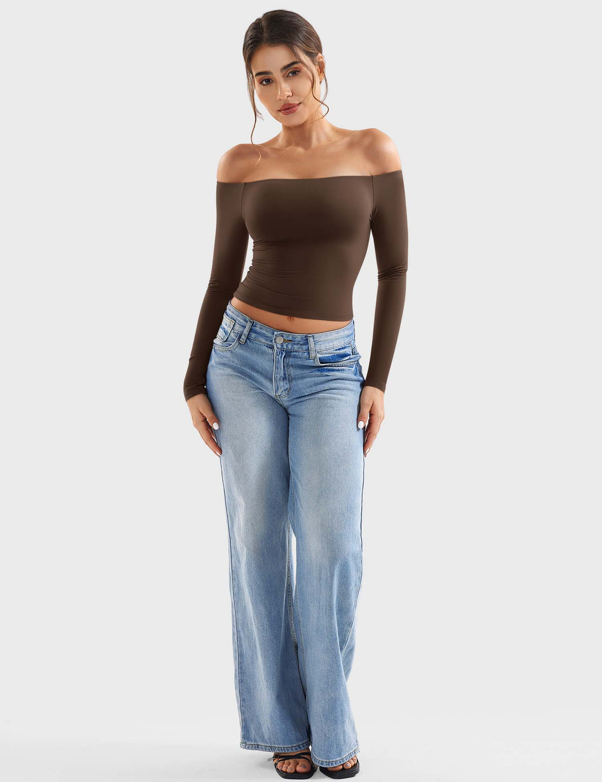 Top Luzlie con spalle scoperte