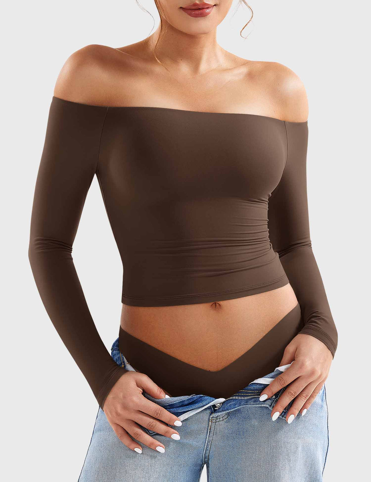 Top Luzlie con spalle scoperte