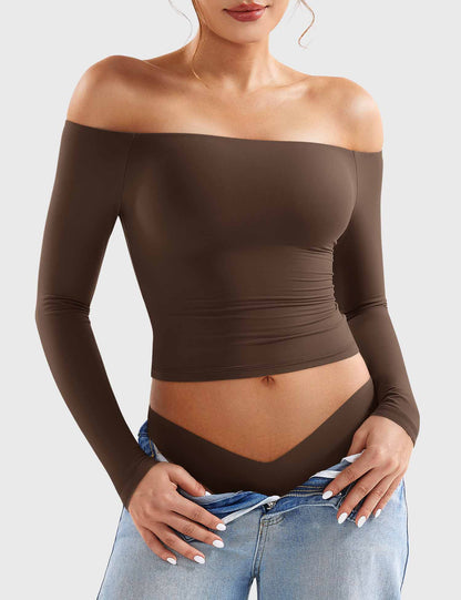 Top Luzlie con spalle scoperte
