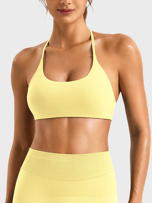 Reggiseno sportivo Sacni con schiena intrecciata