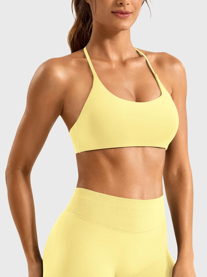 Reggiseno sportivo Sacni con schiena intrecciata