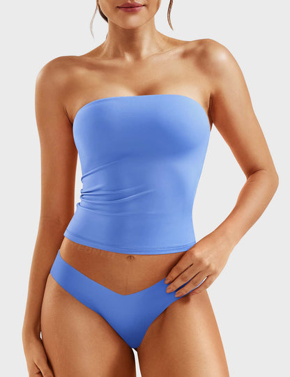 Top a fascia Sophie doppio strato