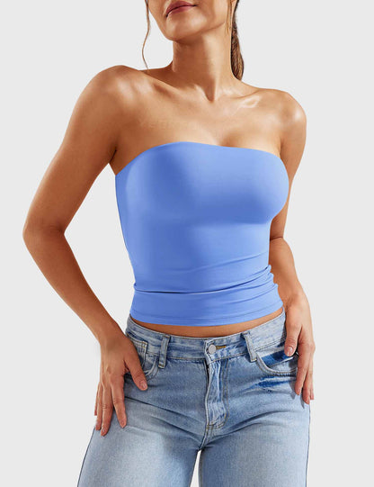 Top a fascia Sophie doppio strato