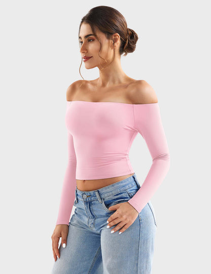 Top Luzlie con spalle scoperte