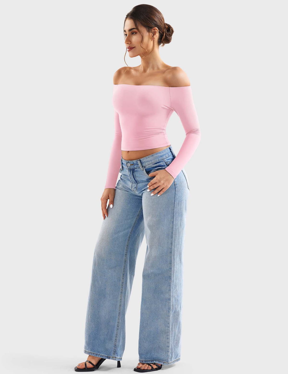Top Luzlie con spalle scoperte